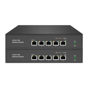 Wholesale 10G Auto-Sensing RJ45 5 Port Dumb Switch With 100Gbps Switching Capacity For Networking from china suppliers