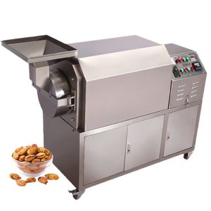 50Kg/Hour Cocoa Bean Nut Roasting Machine Peanut Roaster Machine