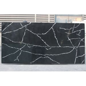 Wholesale Kitchen Quartz Countertop Slabs Black Granite Slabs Quartz Stone Thickness 2cm / 3cm from china suppliers
