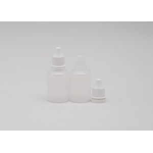 Transparent PE 15ml Plastic Refillable Eye Drop Empty Bottle