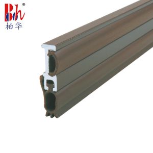 China Bottom Aluminium Door Seal With Rubber Strip 1000mm Length on sale