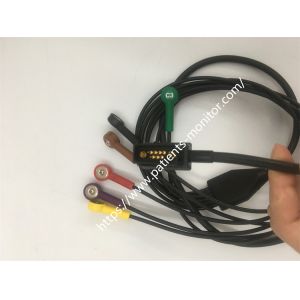 Zoll M Serve Defibrillator ECG Leads Chest 6 Leads Cable PN 3012-0021-02-12 REV