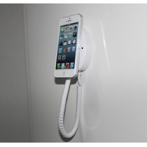 COMER Security plastic Display Wall Mounted Stands for cell Phone Alarm Locking