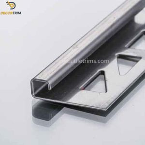 Wall Tile Trim Square Shaped Stainless Steel Tile Trim 8k SS201 / 304 Edging