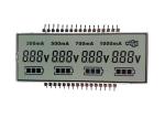 Custom Monochrome Gray FSTN 7 Segment Lcd Display With White LED Backlight
