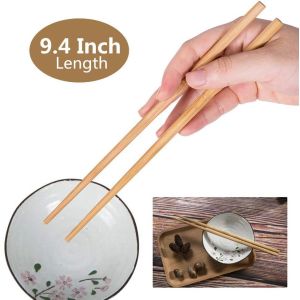 Carbonized 24cm Square Disposable Bamboo Chopsticks