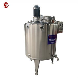 Stainless Steel Dairy Juicer Raw Milk Cooling Tank 100L 500L 6000L for Dairy