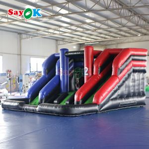 Commercial Inflatable Combo Slide Double Inflatable Bounce House Giant