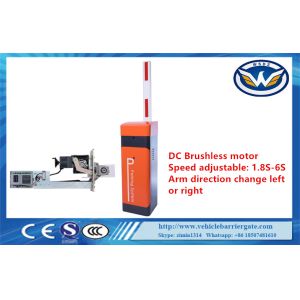 China 140W DC24V 6m Telescopic Arm Car Park Barriers With Solar Power Factory on sale