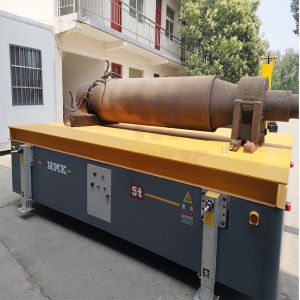 Heavy Load 5 Tons Trackless Transfer Trolley Hand Operated Motor Power 3.5 Kw