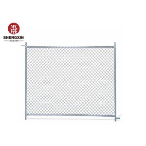 6x12 40mm Portable Chain Link Fence Panels Galvanized
