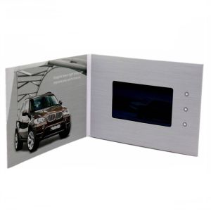 Ceremony USB Downlaoding Lcd Screen Greeting Card Built In Lithium Battery