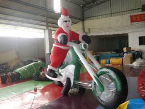 Wholesale Inflatable Outdoor Christmas Decorations / Giant Inflatable Santa Claus from china suppliers
