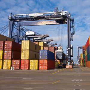 RTG Rubber Tyred Container Gantry Crane 20t 35t 40t Rail Mounted