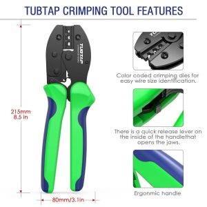 Portable Alloy MC4 Crimping Tool , Abrasion Resistant MC4 Tool Kit