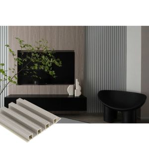 Wholesale White PVC Wood Effect Indoor Fluted Wall Panel Marmol Decoration Panels for Interior Home Hotel Wall from china suppliers