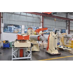 Automated Unwinding Sheet Metal Straightener Equipment Roll Material Stamping