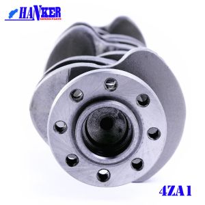 Isuzu 4ZA1 Diesel Engine Crankshaft / Casting Crankshaft With Stock