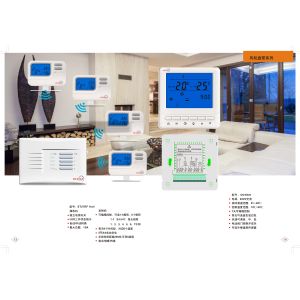 China Battery Operated Digital Wireless RF Room Thermostat 7 Days Programmable on sale