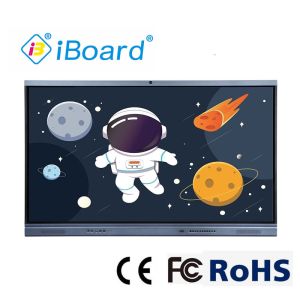 50000 Hrs Interactive Flat Panel Dual System No Side Bar With Camera