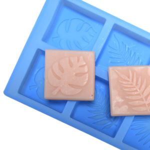 Custom Pattern Reusable Soap Molds Handmade Silicone Square Baking Mold