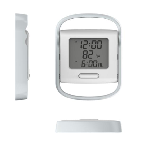 LCD Mini Digital Clock With Seconds Bedside Clock For Family And Fashionable