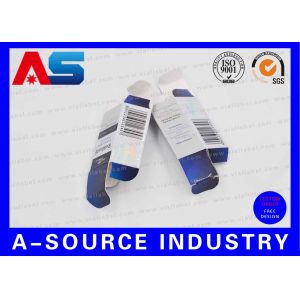 25mm Width / 60mm Tall RX Box For Injection Vials With Laser Hologram Silver