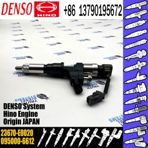 0950006612 DENSO Diesel Injector 23670-E0020 For HINO Engine