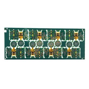 FR4 Polyimide Immersion Gold Green Ink Rigid Flexible PCB