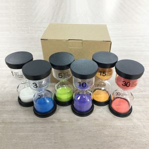 Customzied 30 Min Hourglass Sand Timer Clock Logo Printing For Kids Toy