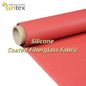 Splash Proof Spark Resistant Weatherproof Silicone Coated Fiberglass Fabric