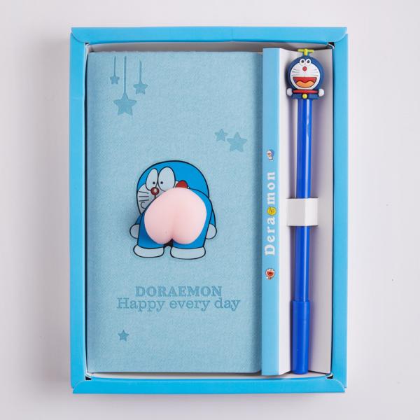 Customized Logo Soft Cover Cute Cartoon Decompression Fidget Note Book for Students