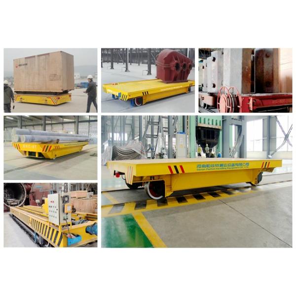 Paper Mills Rail Transfer Cart / Battery Transfer Carriage Steel Box Structure