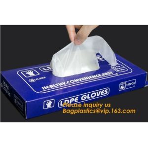 Disposable Plastic Polythene PE Gloves Cleaning Prepare Food,STERILE TWO FINGER