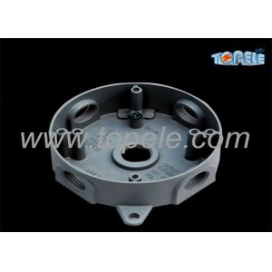 Indoor Weatherproof Junction Box 4" Die Cast Outlet Round Electrical Box
