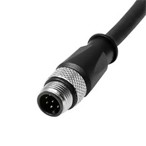 Alvin's Cables M12 A-Code 8 Pin Male to Open End Power I/O Cable Cat6a High-Flex