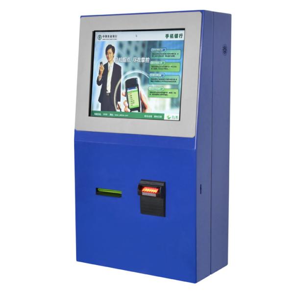 Tel / Transport Card Recharging Multimedia Wifi Self Payment Kiosk with Card