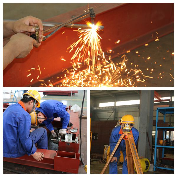 CNC Cutting Flatbed Rail Transfer Cart Post Weld Treatment For Steel Carriage