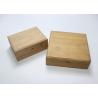 Custom Logo Wooden Crate Gift Box , Small Packaging Square Wooden Box With Magnetic Lid for sale