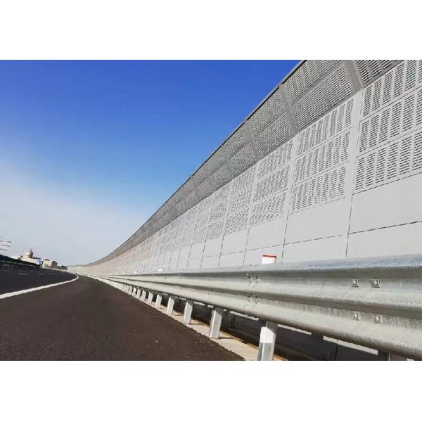 Gray/Green Fireproof Highway Noise Barrier For Road Sound Insulation In Vietnam