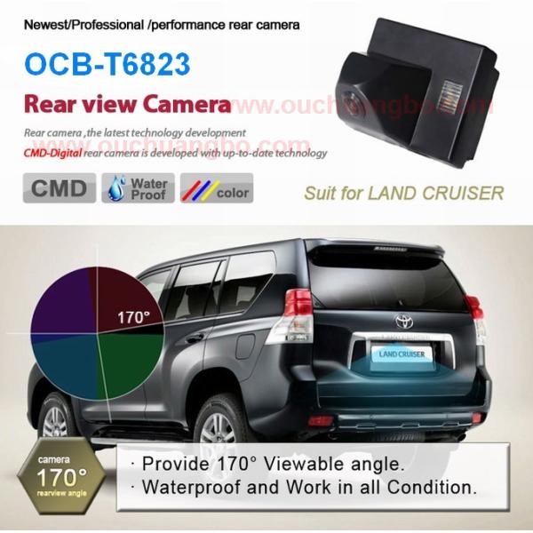 Ouchuangbo Car parktronic CCD Car rear view backup Camera for Toyota Land Cruiser OCB-T6823