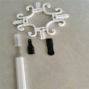 7*16 aluminum profile with flower cross connector and end for double glazing