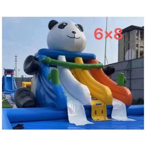 Commercial Occasion Get a Double-Sided Children's Inflatable Water Slide with