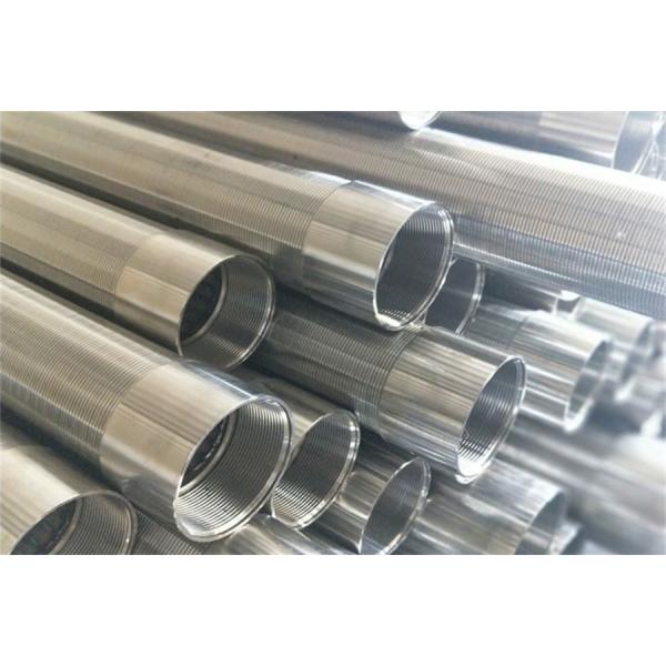 304 Stainless Steel Screen Pipe 114mm V Wire Threaded Coupling Pipe