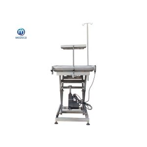 Single Sided Tilting Veterinary Operating Table 304 Stainless Steel