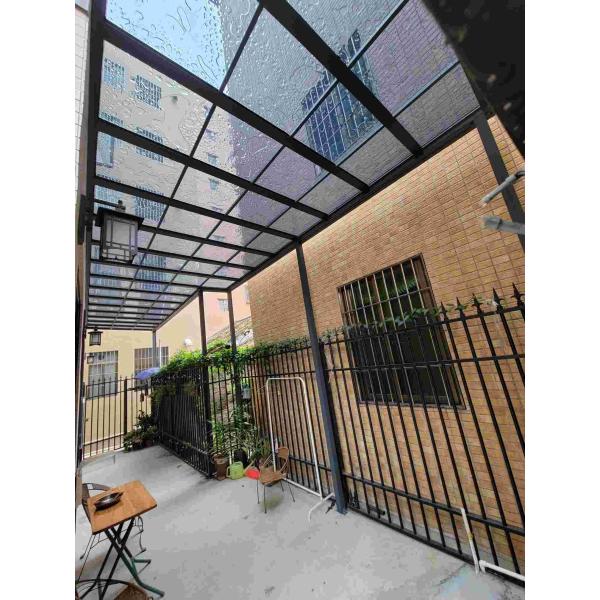 Quality Polycarbonate Custom Waterproof Garden Canopy Easy Assembly Rust Resistant for sale