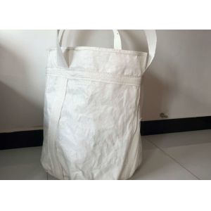 Strength Structure PP Bulk Bags , Custom Size White Woven Jumbo Bags