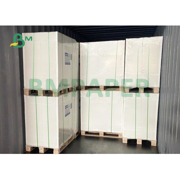 105gsm 115gsm Silk Coated Couche Paper For Magazine 24 x 36inch High Whiteness