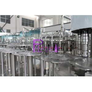 4 In 1 Plastic Bottle Liquid Filler Machine PLC Control With Touch Screen