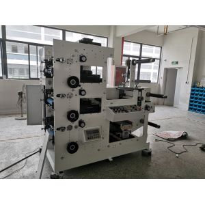 Water Based Ink Narrow Web Flexo Printing Machine 3 Colour 320mm For Kraft Paper